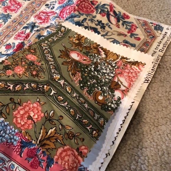 Schumacher & Co Designer Williamsburg Potourri Fabric Reproduction & samples - Picture 9 of 16